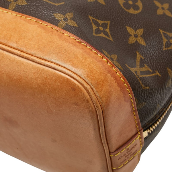 ルイ ヴィトン モノグラム アルマPM ハンドバッグ M51130 ブラウン PVC レザー レディース LOUIS VUITTON 【中古】