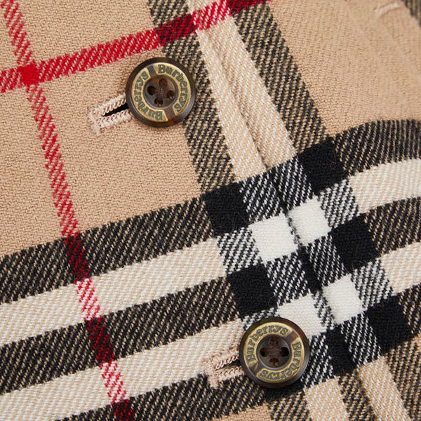バーバリー ノバチェック スカート サイズ：S ベージュ マルチカラー ウール レディース BURBERRY 【中古】