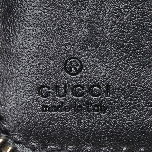 グッチ GGエンボス ジップアラウンド オーガナイザー 長財布 625563 ブラック レザー レディース GUCCI 【中古】