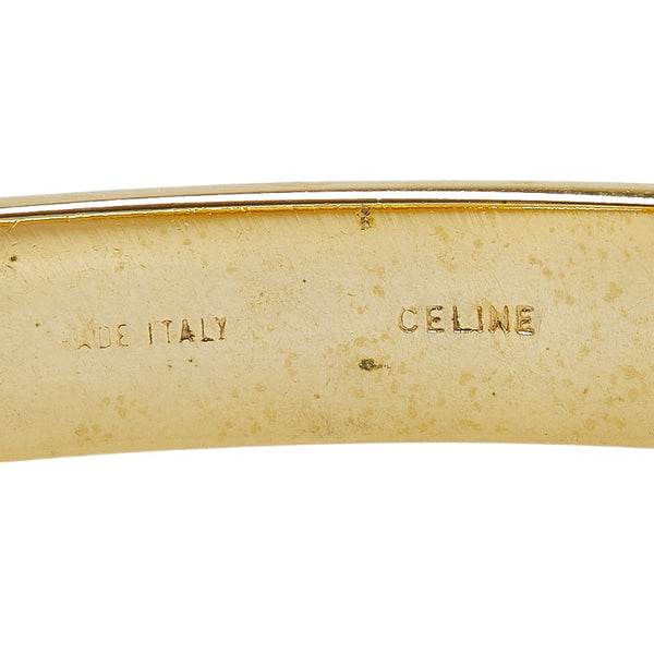 セリーヌ マカダム トリオンフ ブレスレット ゴールド メッキ レディース CELINE 【中古】