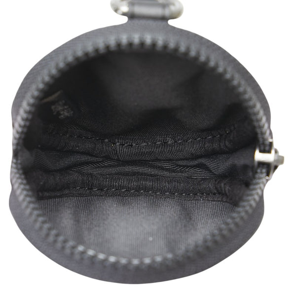 コーチ シグネチャー ラウンド型 コインケース ポーチ ブラウン ブラック PVC レザー レディース COACH 【中古】