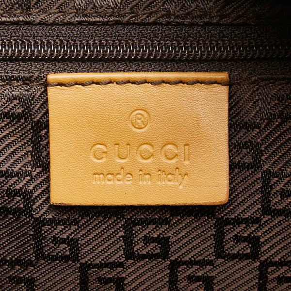 グッチ ワンショルダーバッグ 001 3814 ベージュ レザー スエード レディース GUCCI 【中古】