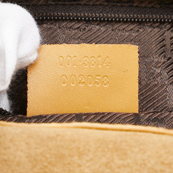 グッチ ワンショルダーバッグ 001 3814 ベージュ レザー スエード レディース GUCCI 【中古】