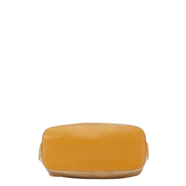 グッチ ワンショルダーバッグ 001 3814 ベージュ レザー スエード レディース GUCCI 【中古】