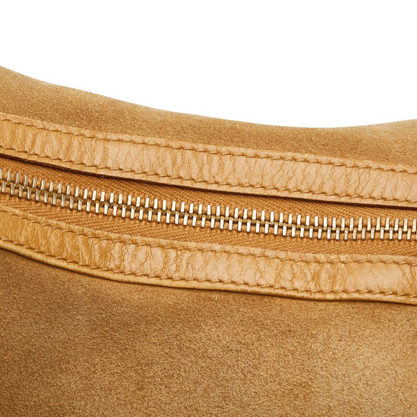 グッチ ワンショルダーバッグ 001 3814 ベージュ レザー スエード レディース GUCCI 【中古】