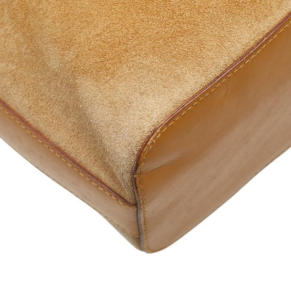 グッチ ワンショルダーバッグ 001 3814 ベージュ レザー スエード レディース GUCCI 【中古】