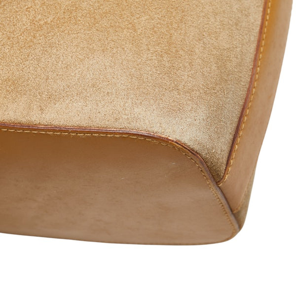 グッチ ワンショルダーバッグ 001 3814 ベージュ レザー スエード レディース GUCCI 【中古】