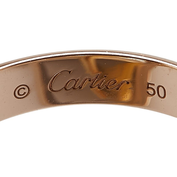 カルティエ トリニティリング 5Pダイヤ リング 指輪 #50 K18YG イエローゴールド K18WG ホワイトゴールド K18PG ピンクゴールド レディース CARTIER 【中古】