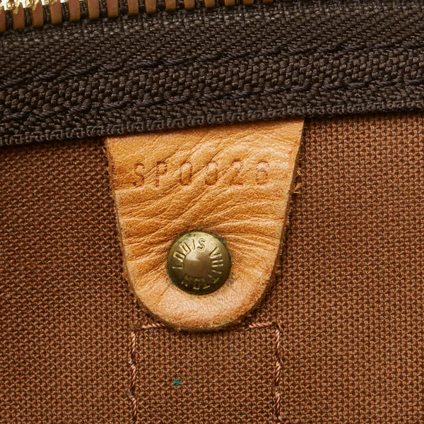 ルイ ヴィトン モノグラム キーポル50 ボストンバッグ ショルダーバッグ M41426 ブラウン PVC レザー レディース LOUIS VUITTON 【中古】