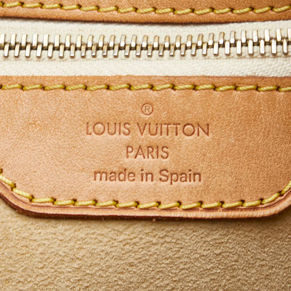 ルイ ヴィトン ダミエ アズール ハムステッドMM トートバッグ ショルダーバッグ N51206 ホワイト PVC レザー レディース LOUIS VUITTON 【中古】