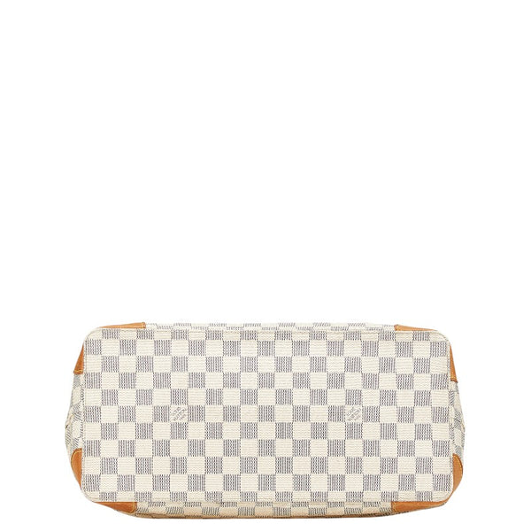 ルイ ヴィトン ダミエ アズール ハムステッドMM トートバッグ ショルダーバッグ N51206 ホワイト PVC レザー レディース LOUIS VUITTON 【中古】