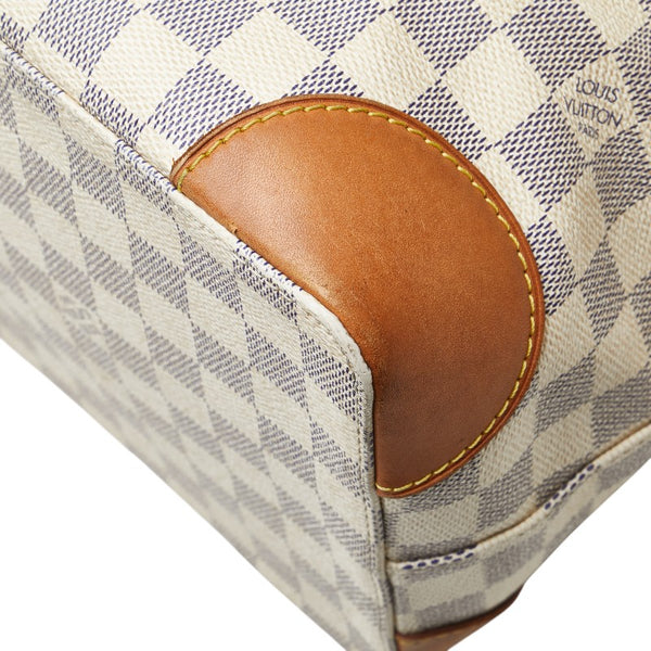 ルイ ヴィトン ダミエ アズール ハムステッドMM トートバッグ ショルダーバッグ N51206 ホワイト PVC レザー レディース LOUIS VUITTON 【中古】