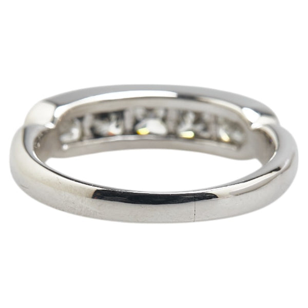 Pt900 プラチナ ダイヤ1.07ct 一文字 リング 指輪 レディース 10.5号 【中古】