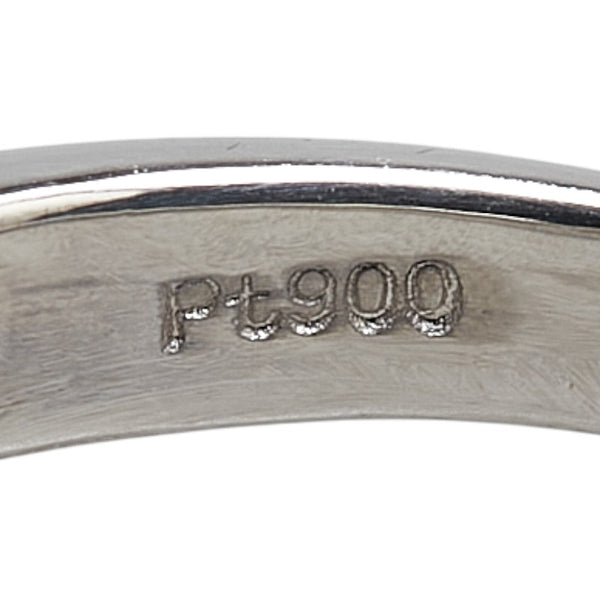 Pt900 プラチナ ダイヤ1.07ct 一文字 リング 指輪 レディース 10.5号 【中古】