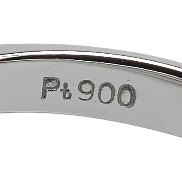 Pt900 プラチナ エメラルド3.17ct ダイヤ0.51ct リング 指輪 レディース 13号 【中古】