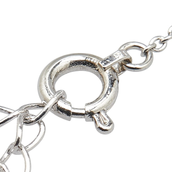 スタージュエリー Pt950 プラチナ ダイヤ0.20ct ティアドロップ 雫 モチーフ ネックレス レディース STAR JEWELRY 【中古】