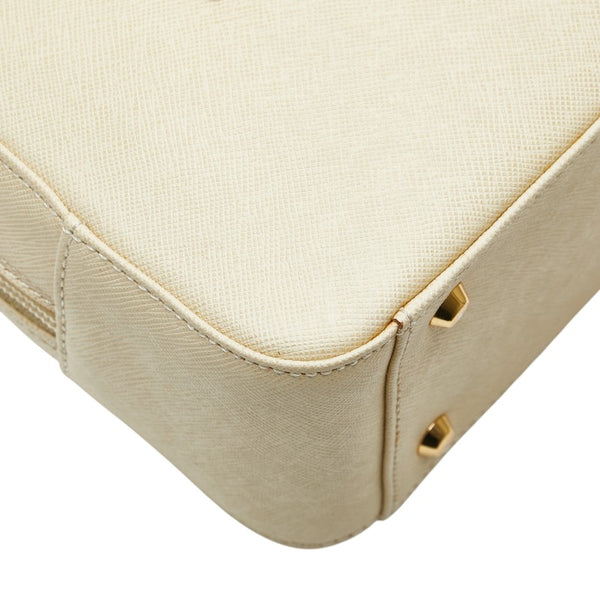 バーバリー ノバチェック ハンドバッグ アイボリー ベージュ レザー レディース BURBERRY 【中古】