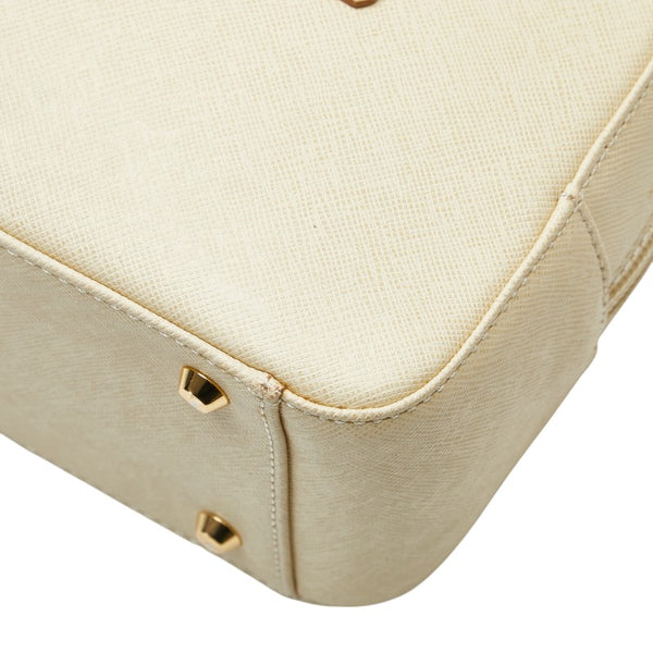 バーバリー ノバチェック ハンドバッグ アイボリー ベージュ レザー レディース BURBERRY 【中古】