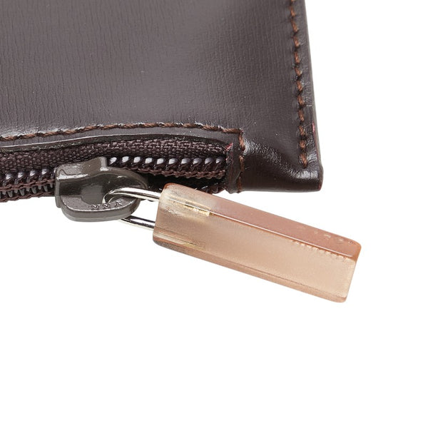 グッチ バンブー ハンドバッグ 002 1013 1011 ブラウン ビニール レザー プラスチック レディース GUCCI 【中古】