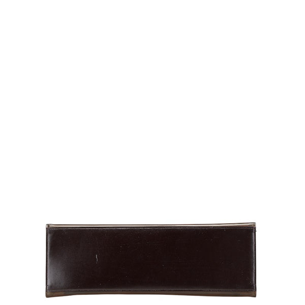 グッチ バンブー ハンドバッグ 002 1013 1011 ブラウン ビニール レザー プラスチック レディース GUCCI 【中古】