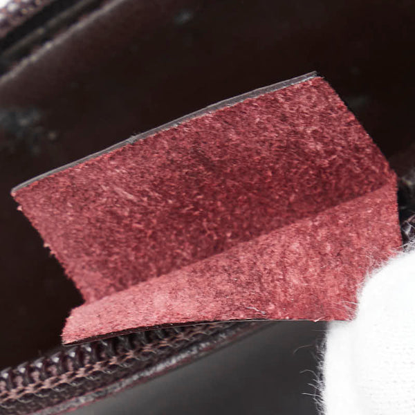 グッチ バンブー ハンドバッグ 002 1013 1011 ブラウン ビニール レザー プラスチック レディース GUCCI 【中古】