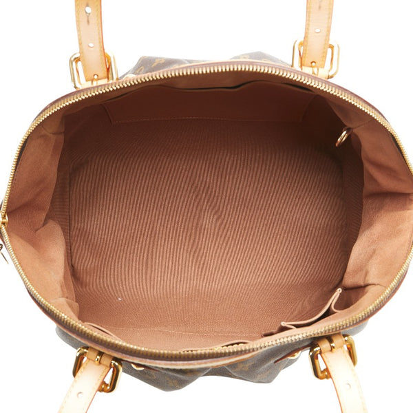 ルイ ヴィトン モノグラム ティヴォリGM ショルダーバッグ M40144 ブラウン PVC レザー レディース LOUIS VUITTON 【中古】