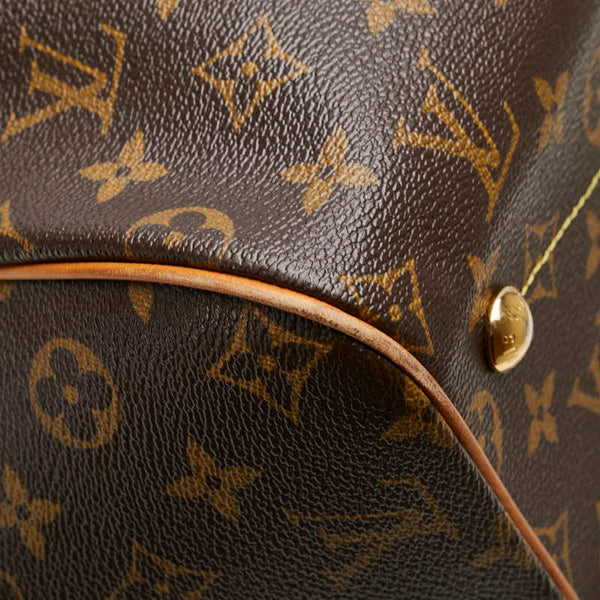 ルイ ヴィトン モノグラム ティヴォリGM ショルダーバッグ M40144 ブラウン PVC レザー レディース LOUIS VUITTON 【中古】