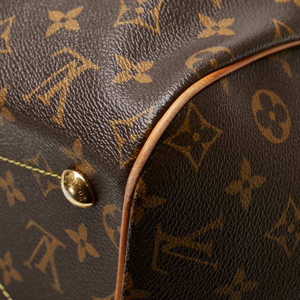 ルイ ヴィトン モノグラム ティヴォリGM ショルダーバッグ M40144 ブラウン PVC レザー レディース LOUIS VUITTON 【中古】