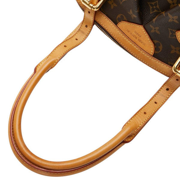 ルイ ヴィトン モノグラム ティヴォリGM ショルダーバッグ M40144 ブラウン PVC レザー レディース LOUIS VUITTON 【中古】