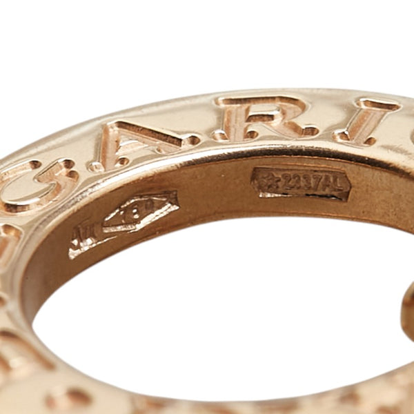 ブルガリ ビーゼロワン ペンダントネックレス ゴールド ホワイト K18PG ピンクゴールド セラミック レディース BVLGARI 【中古】
