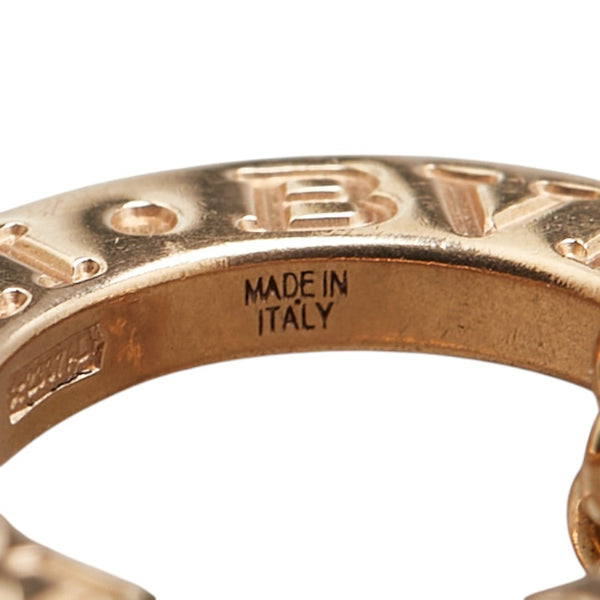 ブルガリ ビーゼロワン ペンダントネックレス ゴールド ホワイト K18PG ピンクゴールド セラミック レディース BVLGARI 【中古】