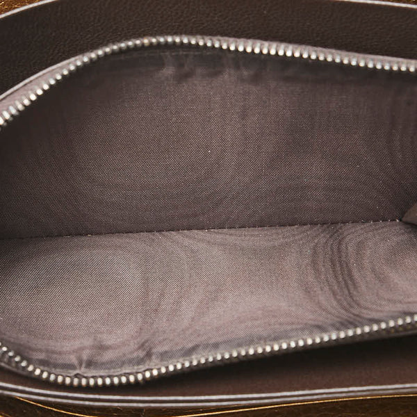ボッテガヴェネタ イントレチャート 長財布 ゴールド レザー レディース BOTTEGAVENETA 【中古】