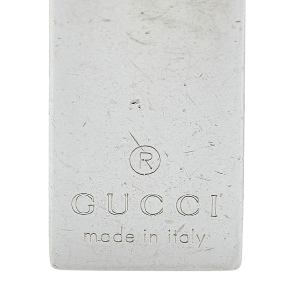 グッチ ボールチェーン プレート ブレスレット SV925 シルバー レディース GUCCI 【中古】