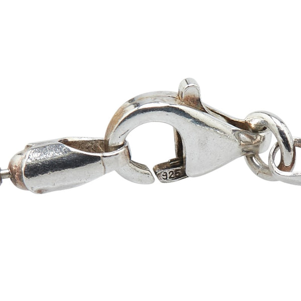 グッチ ボールチェーン プレート ブレスレット SV925 シルバー レディース GUCCI 【中古】