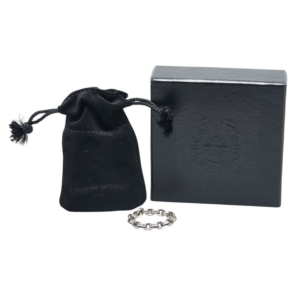 クロムハーツ ペーパーチェーン 六字真言 リング 指輪 SV925 シルバー メンズ CHROME HEARTS 【中古】