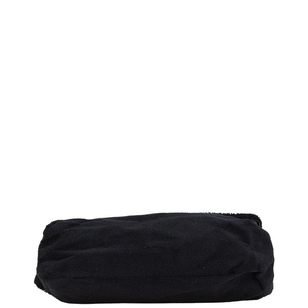 シャネル ココマーク ノベルティ ショルダーバッグ ブラック パイル レディース CHANEL 【中古】