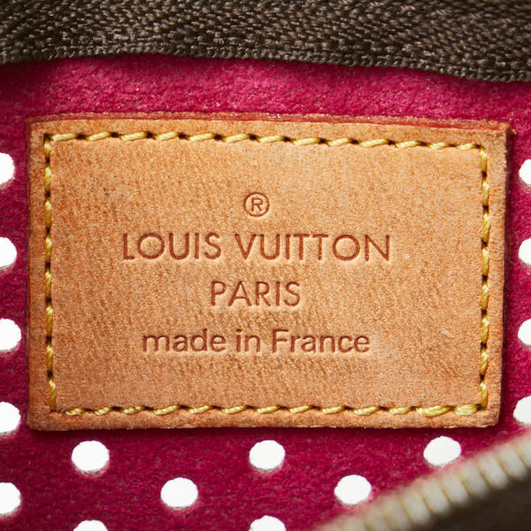 ルイ ヴィトン モノグラム ペルフォ ポシェット プラット ポーチ M95219 フューシャ PVC レザー レディース LOUIS VUITTON 【中古】