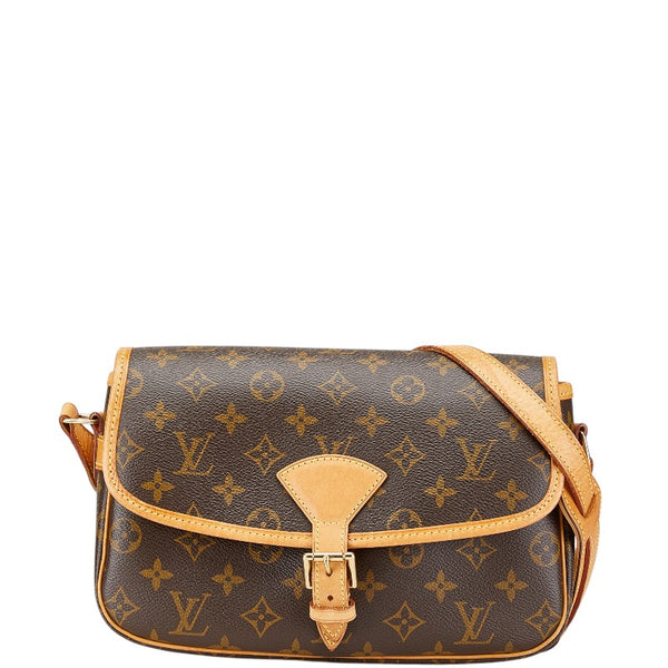 ルイ ヴィトン モノグラム ソローニュ 斜め掛け ショルダーバッグ M42250 ブラウン PVC レザー レディース LOUIS VUITTON 【中古】