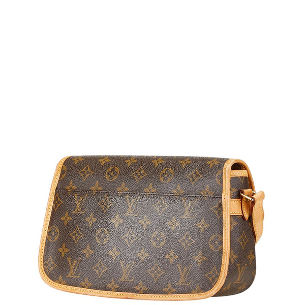 ルイ ヴィトン モノグラム ソローニュ 斜め掛け ショルダーバッグ M42250 ブラウン PVC レザー レディース LOUIS VUITTON 【中古】