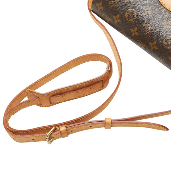 ルイ ヴィトン モノグラム ソローニュ 斜め掛け ショルダーバッグ M42250 ブラウン PVC レザー レディース LOUIS VUITTON 【中古】