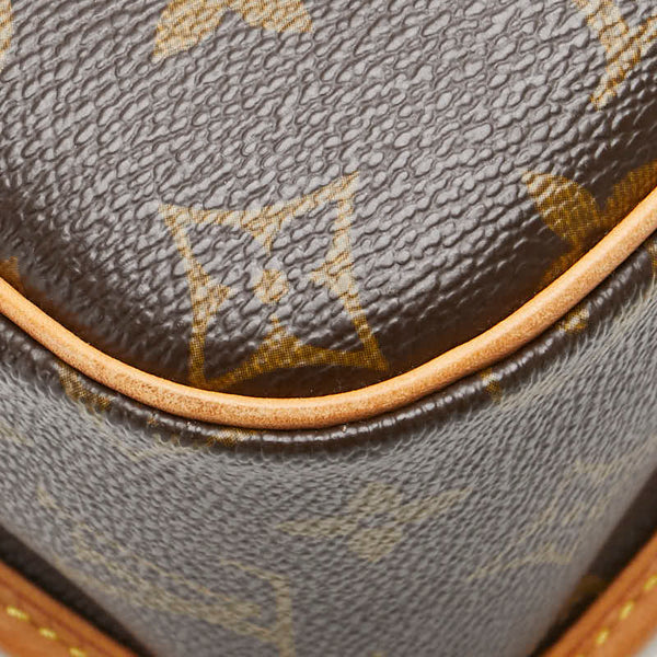 ルイ ヴィトン モノグラム ソローニュ 斜め掛け ショルダーバッグ M42250 ブラウン PVC レザー レディース LOUIS VUITTON 【中古】