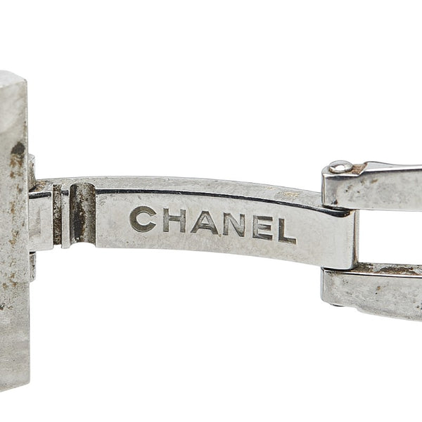 シャネル マトラッセ 腕時計 H0009 クオーツ ブラック文字盤 ステンレススチール レディース CHANEL 【中古】