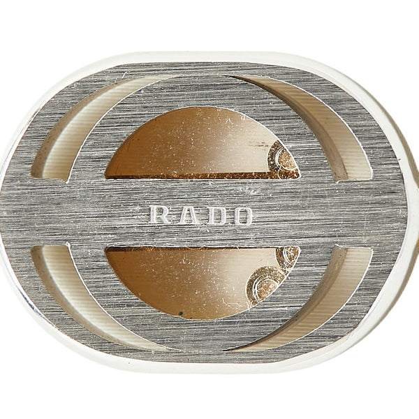 ラドー ラインストーン ネックレス シルバー ゴールド メタル メッキ レディース RADO 【中古】