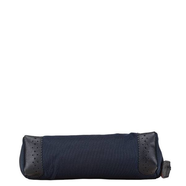 フェンディ ポーチ 小物入れ 30693 ブラック ナイロン レザー レディース FENDI 【中古】