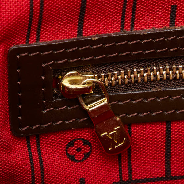 ルイ ヴィトン ダミエ ネヴァーフルPM ハンドバッグ トートバッグ N51109 ブラウン PVC レザー レディース LOUIS VUITTON 【中古】