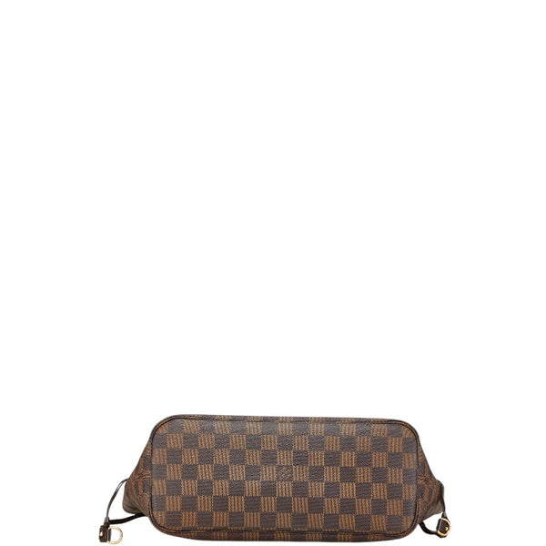 ルイ ヴィトン ダミエ ネヴァーフルPM ハンドバッグ トートバッグ N51109 ブラウン PVC レザー レディース LOUIS VUITTON 【中古】