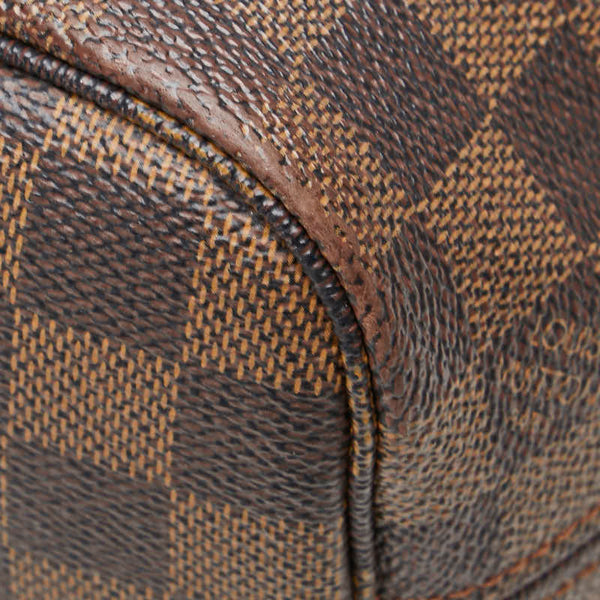 ルイ ヴィトン ダミエ ネヴァーフルPM ハンドバッグ トートバッグ N51109 ブラウン PVC レザー レディース LOUIS VUITTON 【中古】
