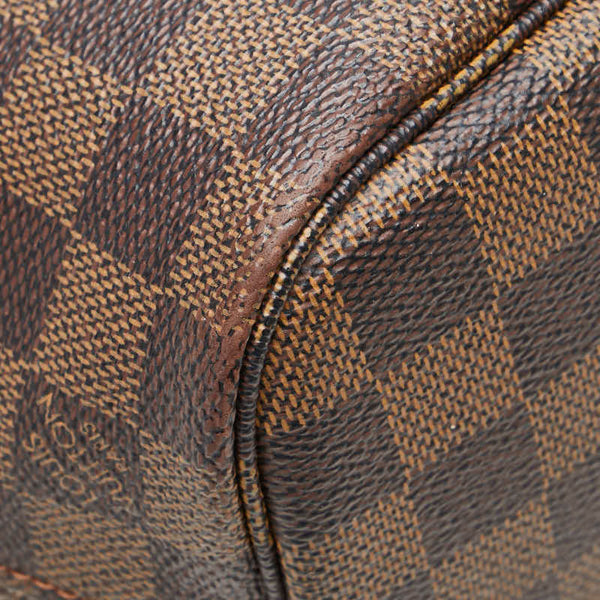 ルイ ヴィトン ダミエ ネヴァーフルPM ハンドバッグ トートバッグ N51109 ブラウン PVC レザー レディース LOUIS VUITTON 【中古】