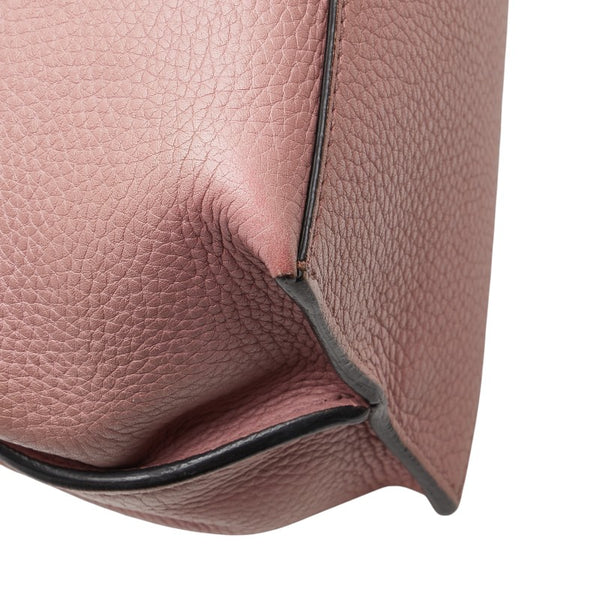 グッチ バンブー デイリー ミディアム ハンドバッグ ショルダーバッグ 2WAY 392013 ピンク レザー レディース GUCCI 【中古】