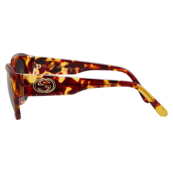 グッチ インターロッキングG サングラス GG2183/S ブラウン プラスチック レディース GUCCI 【中古】